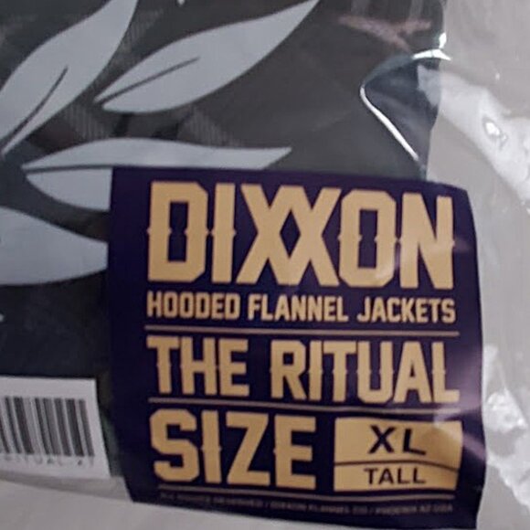 Dixxon Flannel The RITUAL Hooded Flannel Jacket - Men's XL Tall - Picture 10 of 12